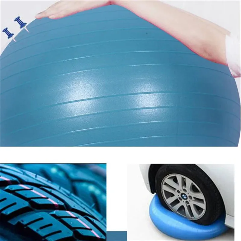 45/25cm Yoga Ball Exercise Gymnastic Fitness Pilates Ball Balance Exercise Gym Fitness Yoga Core Ball Indoor Training Yoga Ball