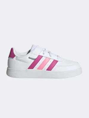 Adidas Breaknet 2.0 Ps-Girls Sportswear Espadrilles White