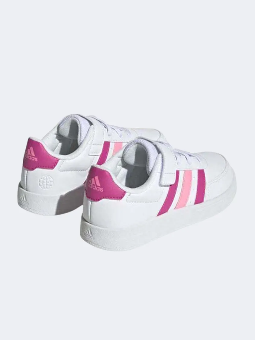 Adidas Breaknet 2.0 Ps-Girls Sportswear Espadrilles White