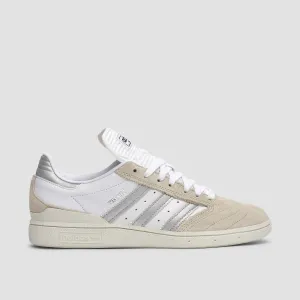 adidas Busenitz Shoes - Crystal White/Silver Metallic/Footwear White