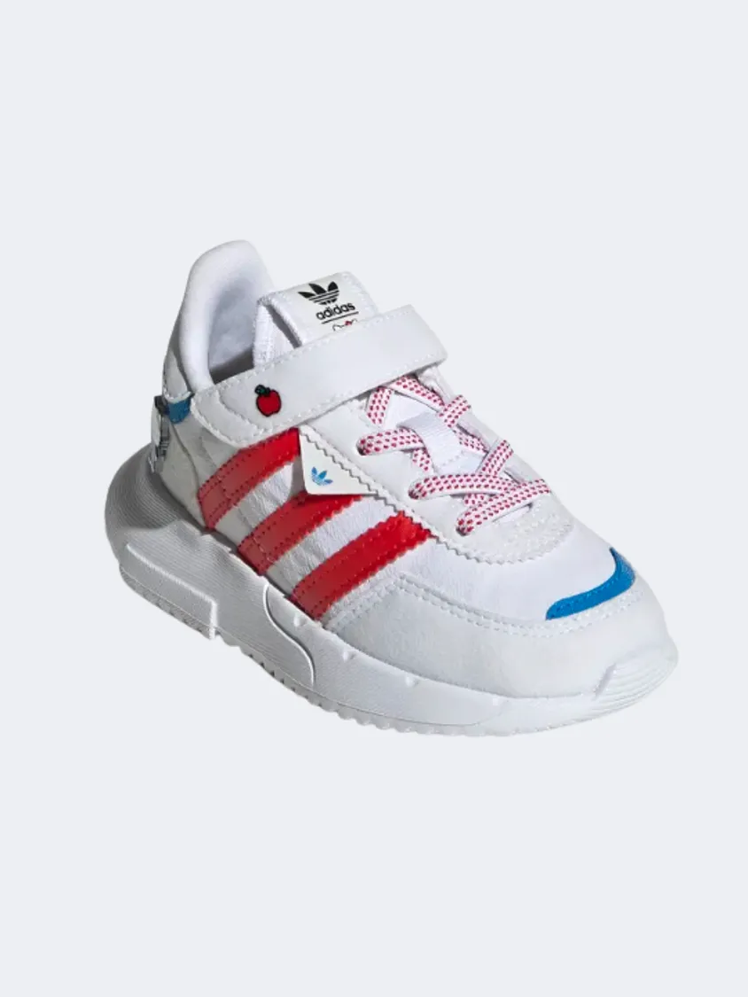 Adidas Retropy F2 Infant-Unisex Original Shoes White/Red/Blue