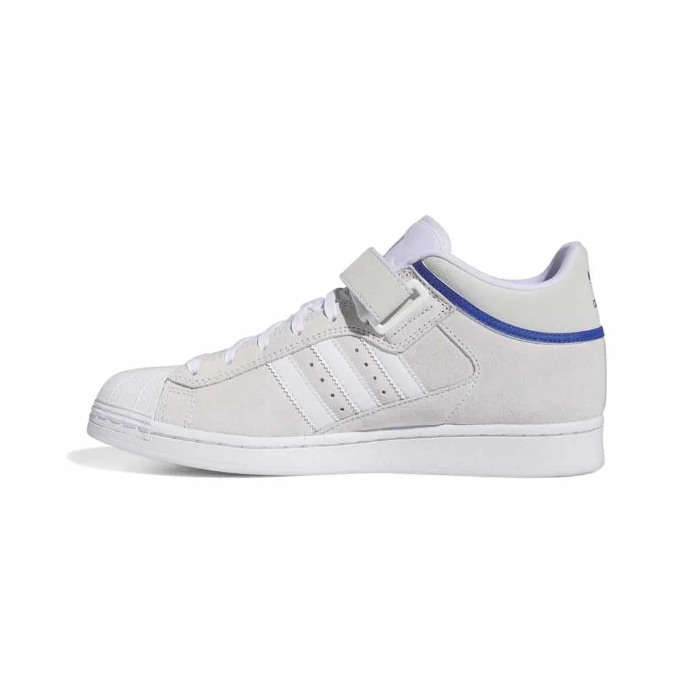 Adidas Skateboarding Pro Shell Adv Crystal Feather White Royal Blue Skate Shoes