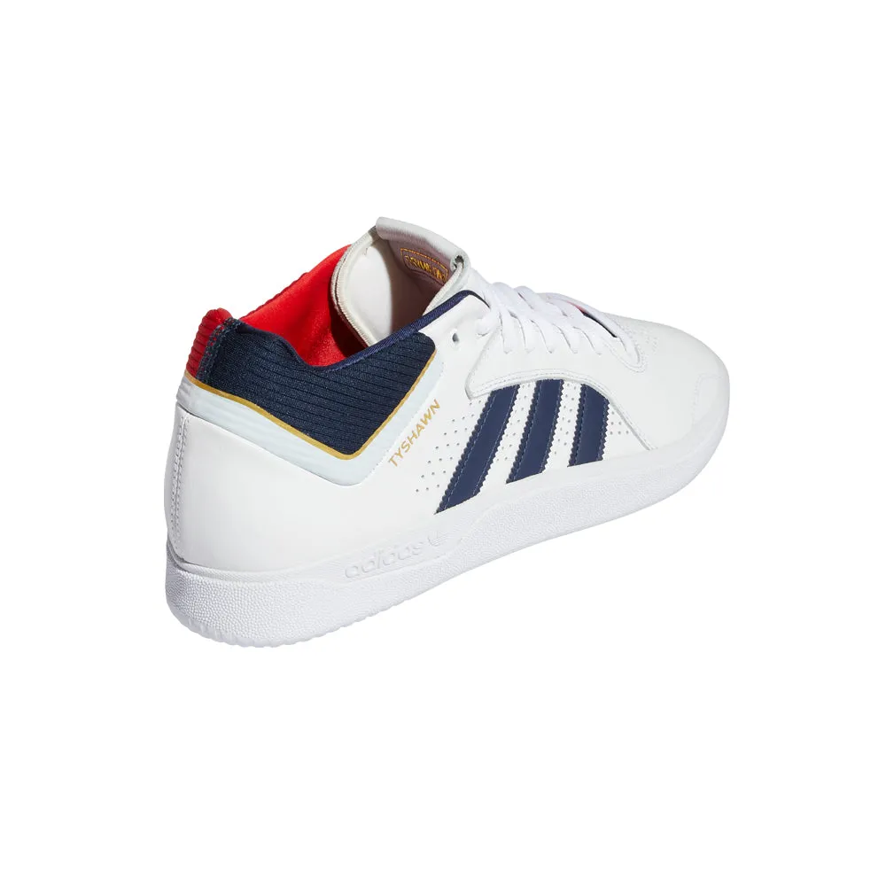 adidas SKATEBOARDING TYSHAWN SHOES // CLOUD WHITE/COLLEGIATE NAVY/GOLD METALLIC