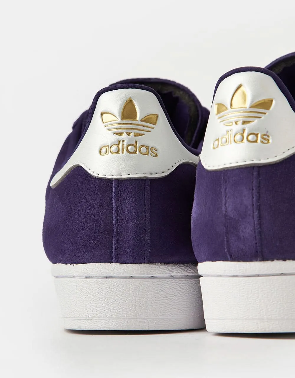 adidas Superstar ADV Skate Shoes - Collegiate Purple/Zero Metallic/Gold