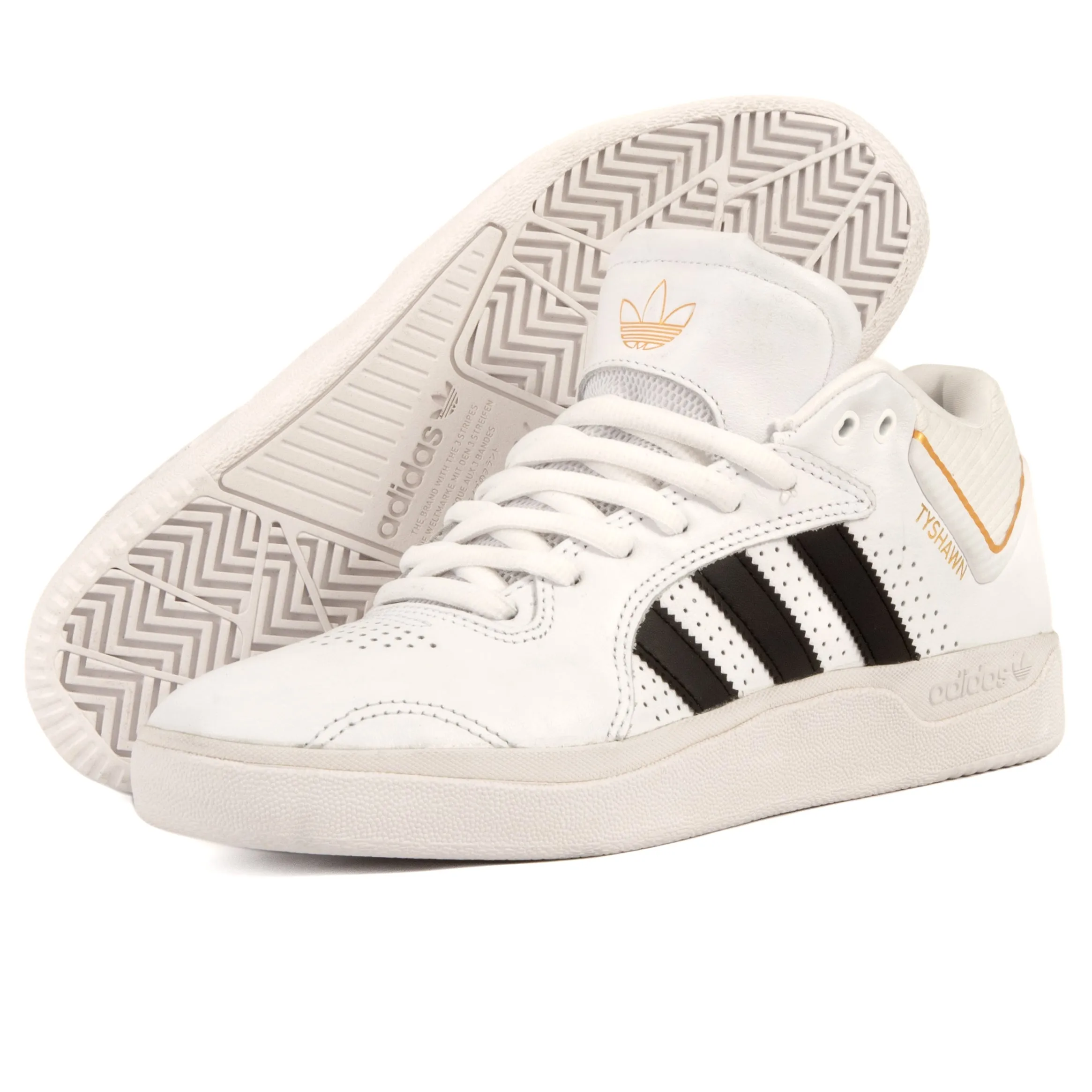 Adidas - Tyshawn (White/Black/Gold)