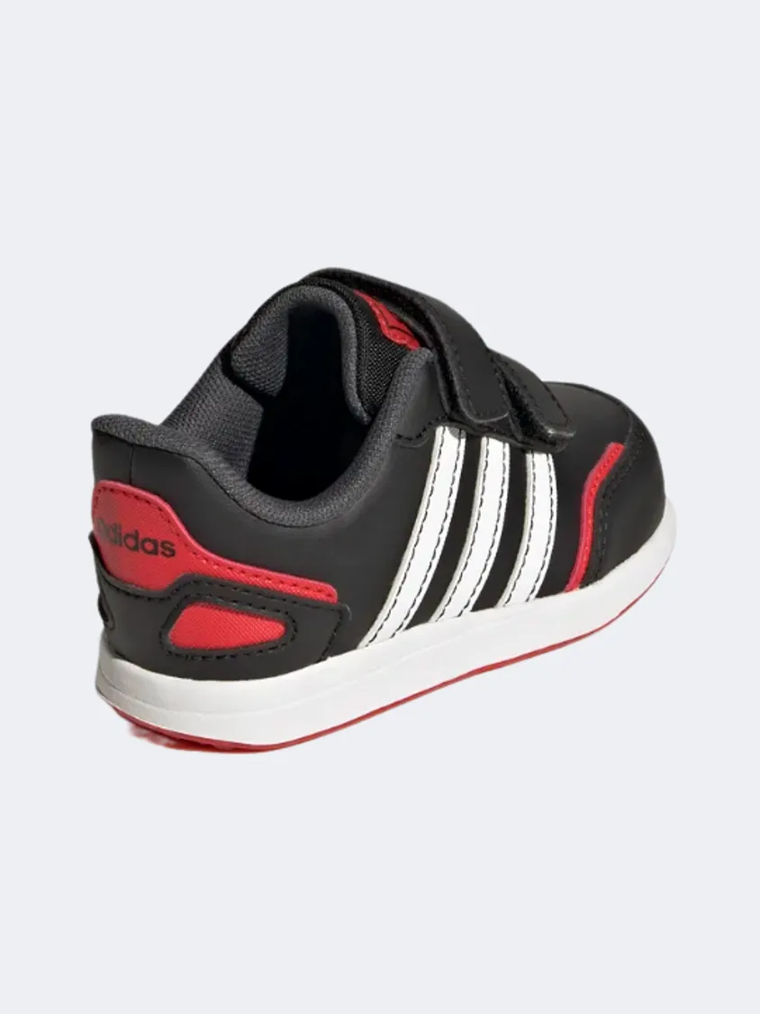 Adidas Vs Switch 3 Infant-Boys Running Shoes Black/White/Red