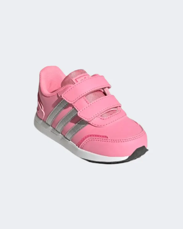 Adidas Vs Switch 3 Lifestyle Running Infant-Girls Shoes Pink/Silver Gw6610