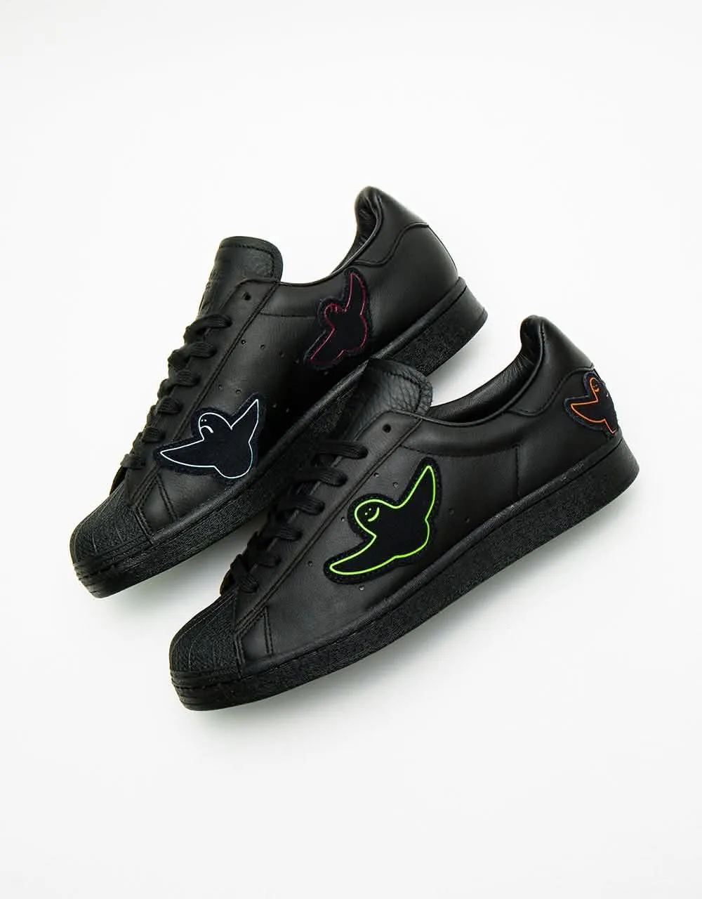 adidas x Gonz Superstar ADV Skate Shoes - Core Black/Core Black/Core Black