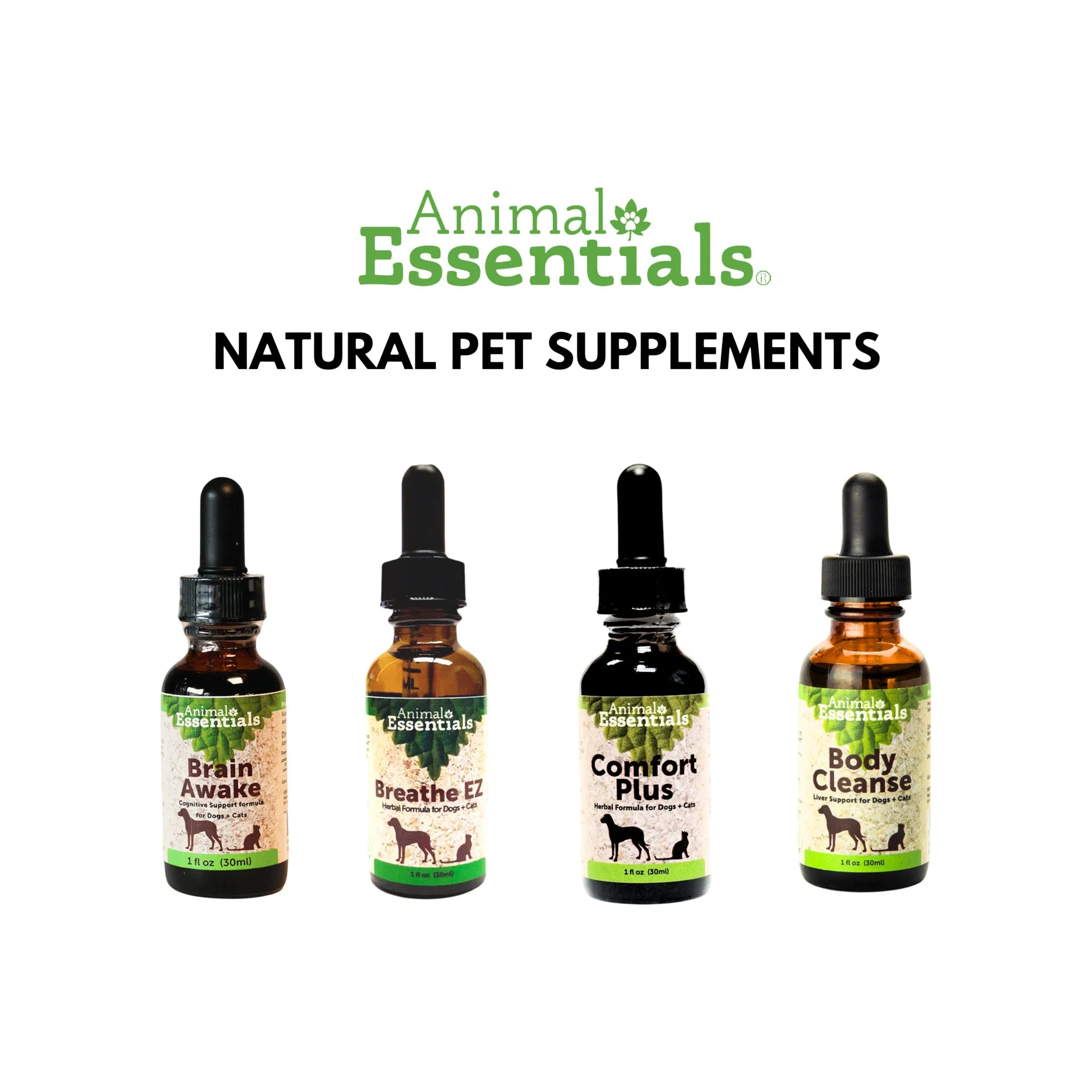 Animal Essentials Breathe EZ Liquid Herbal Formula for Dogs & Cats