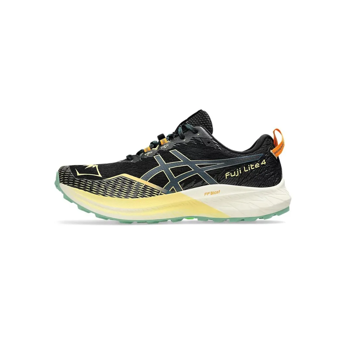 Asics Fuji Lite 4 Black Green SS24 Sneakers