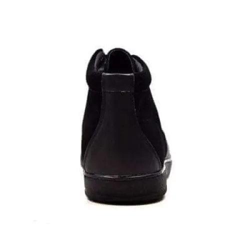 British Walkers Birmingham Bally Style Men's Black Suede and Leather High Tops