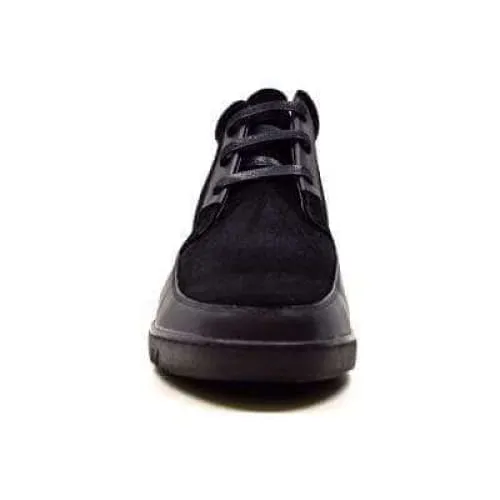 British Walkers Birmingham Bally Style Men's Black Suede and Leather High Tops