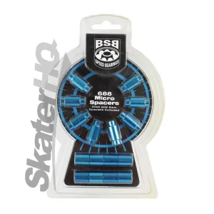 BSB Aluminum Micro Bearing Spacers Kit 8pk