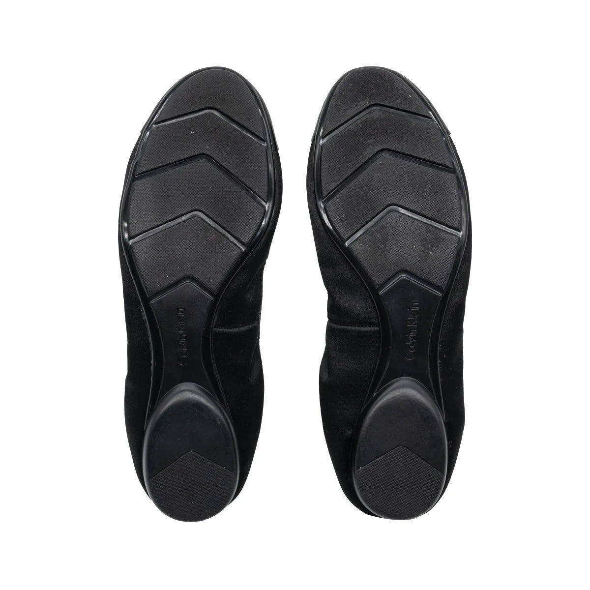 Calvin Klein Ballerinas Fabric Black Colour For Women