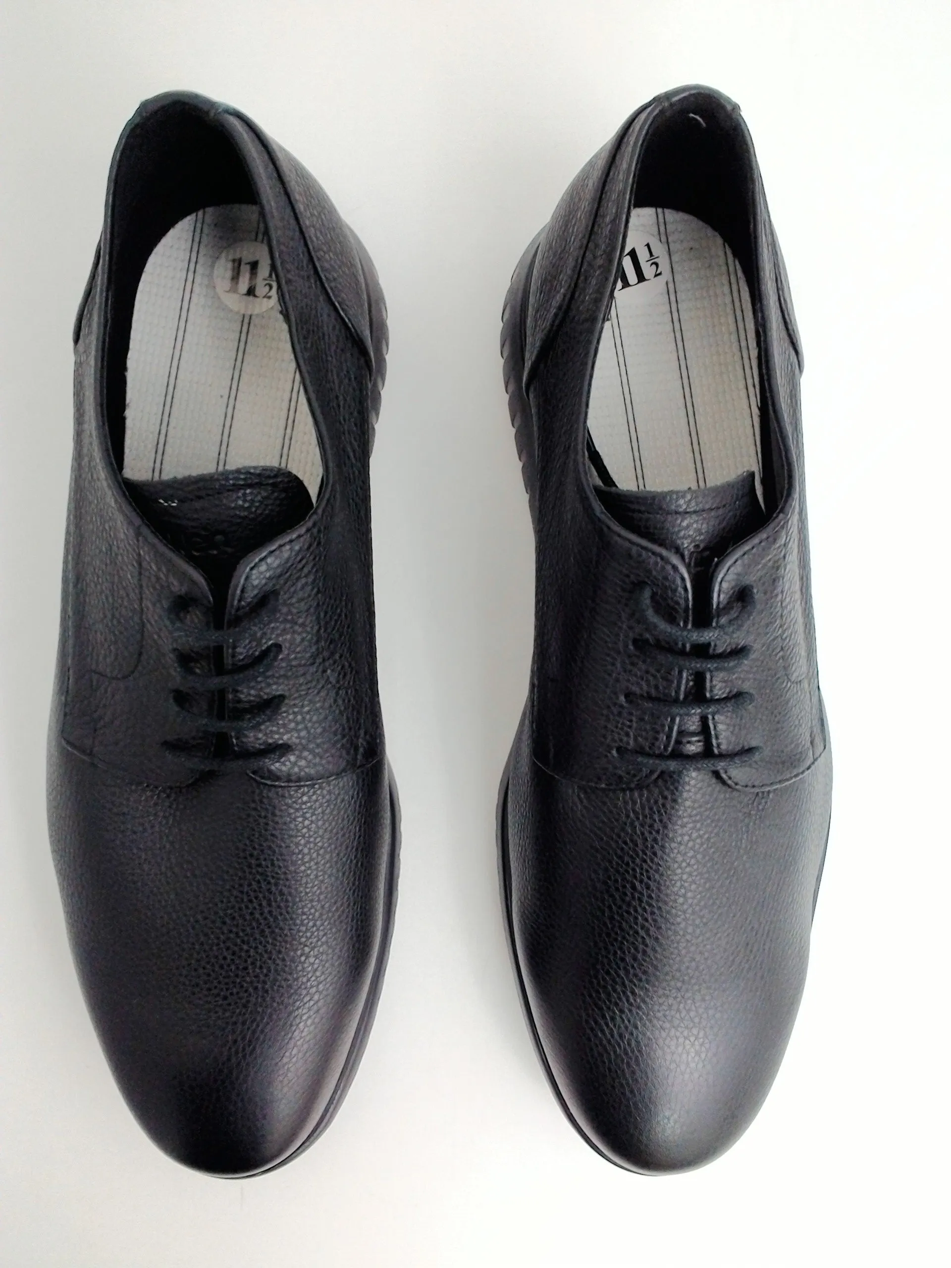 Calvin Klein Men's Oxford Sneakers Black Leather Size 11.5