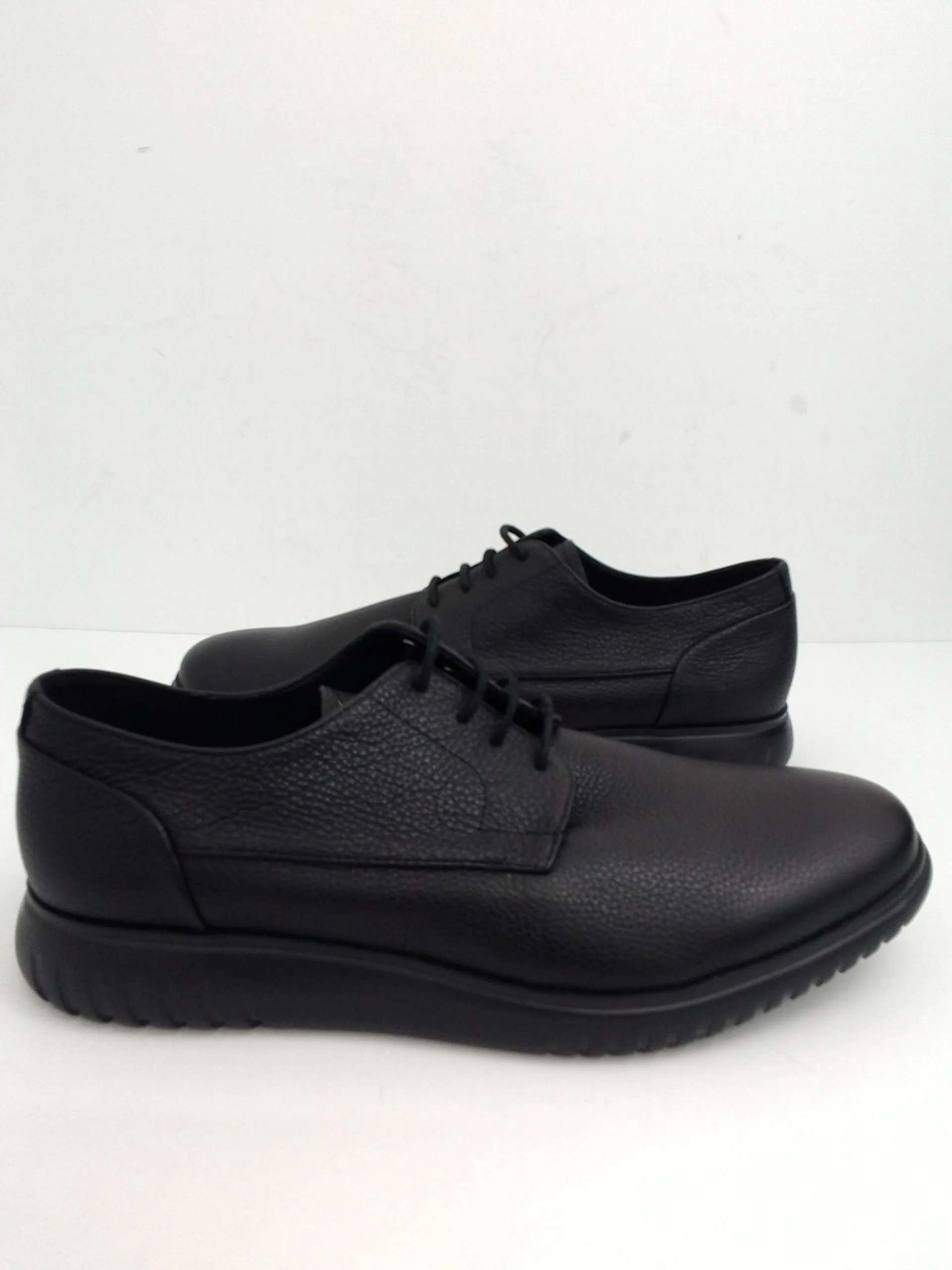 Calvin Klein Men's Oxford Sneakers Black Leather Size 11.5