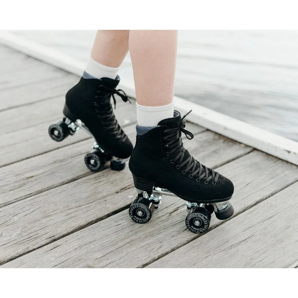 Chuffed Wanderer Vegan Black Roller Skates