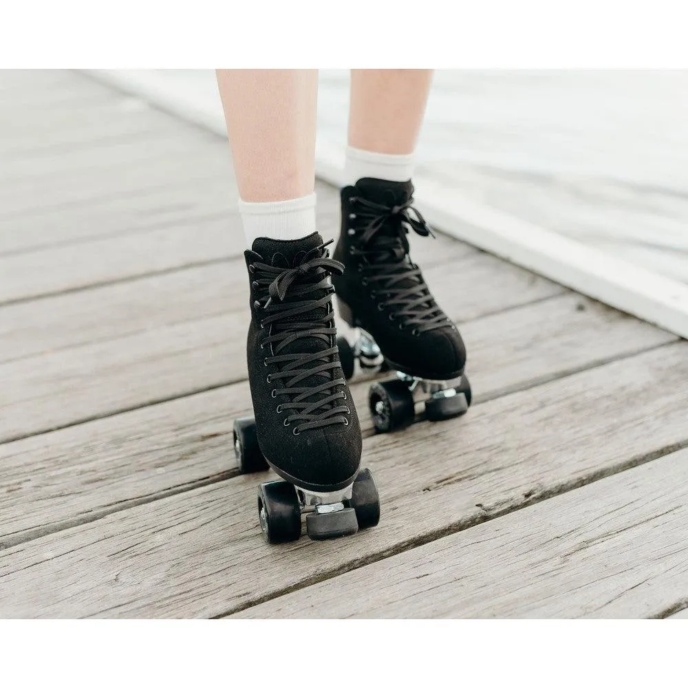 Chuffed Wanderer Vegan Black Roller Skates