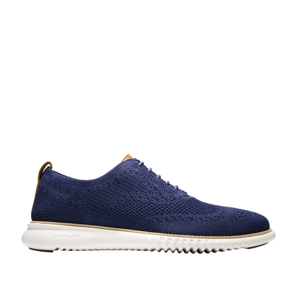 Cole Haan Men's 2.ZEROGRAND STITCHLITE OXFORD - Marine Blue/Vapor Grey