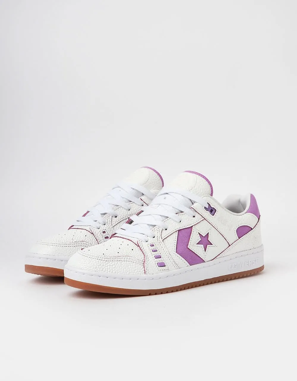 Converse AS-1 QS Skate Shoes - White/Fuchsia Glow/White