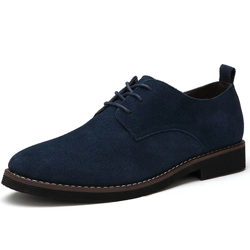 COSIDRAM Plus Size 45 Men Oxfords Faux Suede Leather Men Casual Shoes Spring Autumn Fashion Oxford Shoes Male