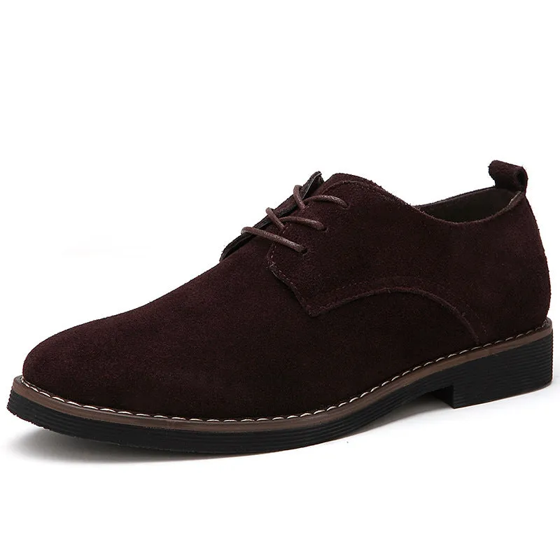 COSIDRAM Plus Size 45 Men Oxfords Faux Suede Leather Men Casual Shoes Spring Autumn Fashion Oxford Shoes Male