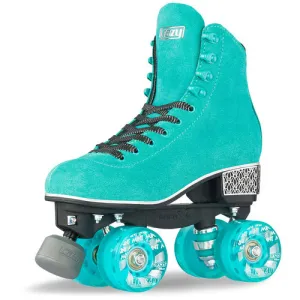 Crazy Evoke Suede Roller Skates Teal