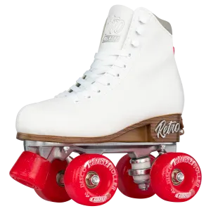 Crazy Retro Adjustable Roller Skates White