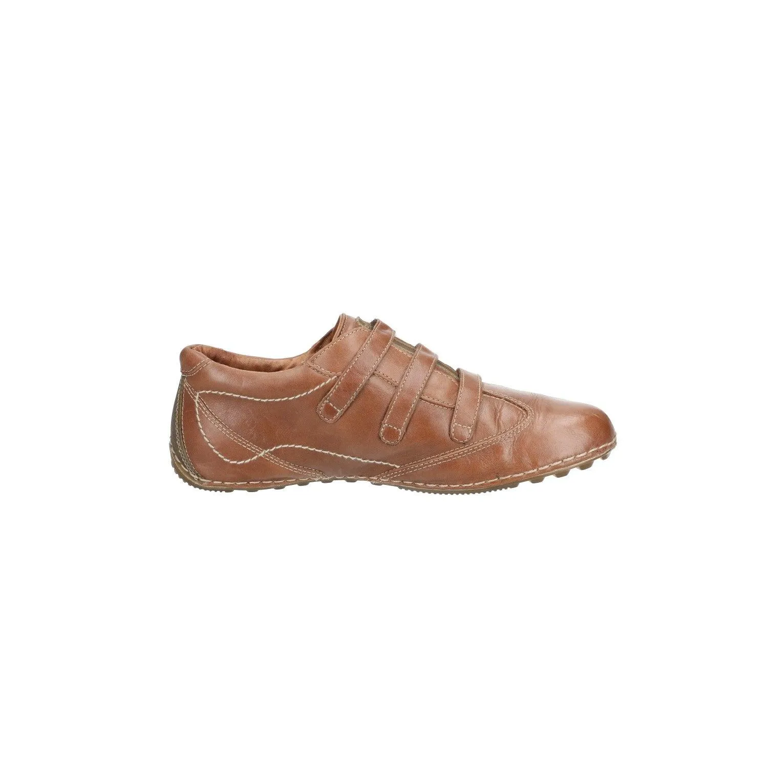 Dr. Martens Velcro Casual Shoes Leather Brown Colour For Men