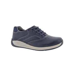 Drew Tour Women Oxford Walking Shoes In Navy Leather