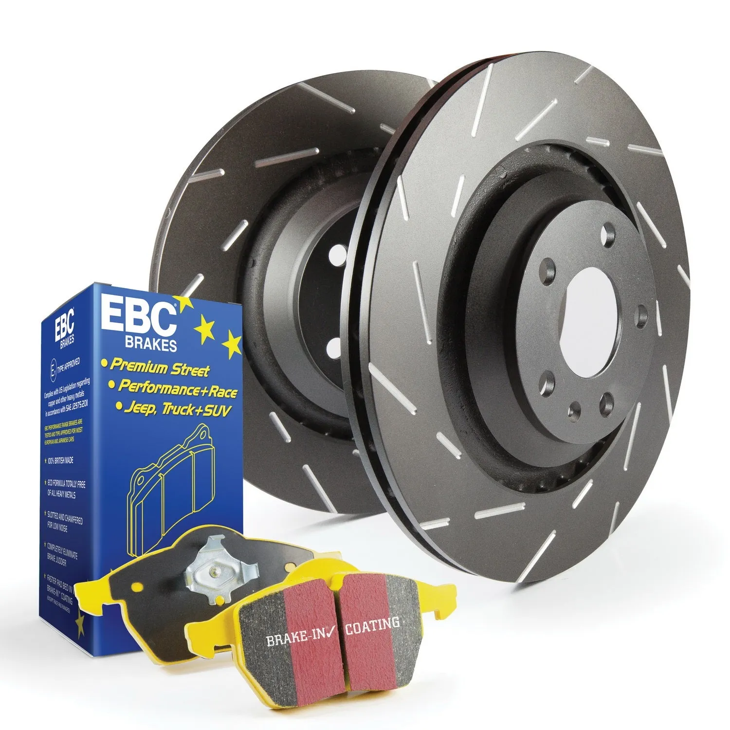 EBC Brakes S9KF1161 S9 Kits Yellowstuff and USR Rotors