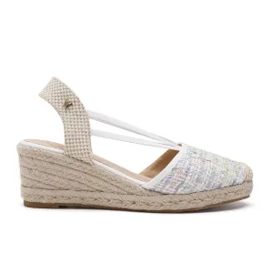 Emily White Colorful Espadrilles