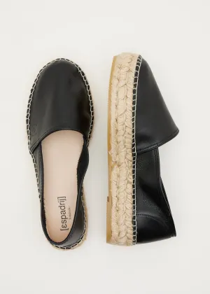 Espadrille Classic Cuir High schwarz | Espadrij