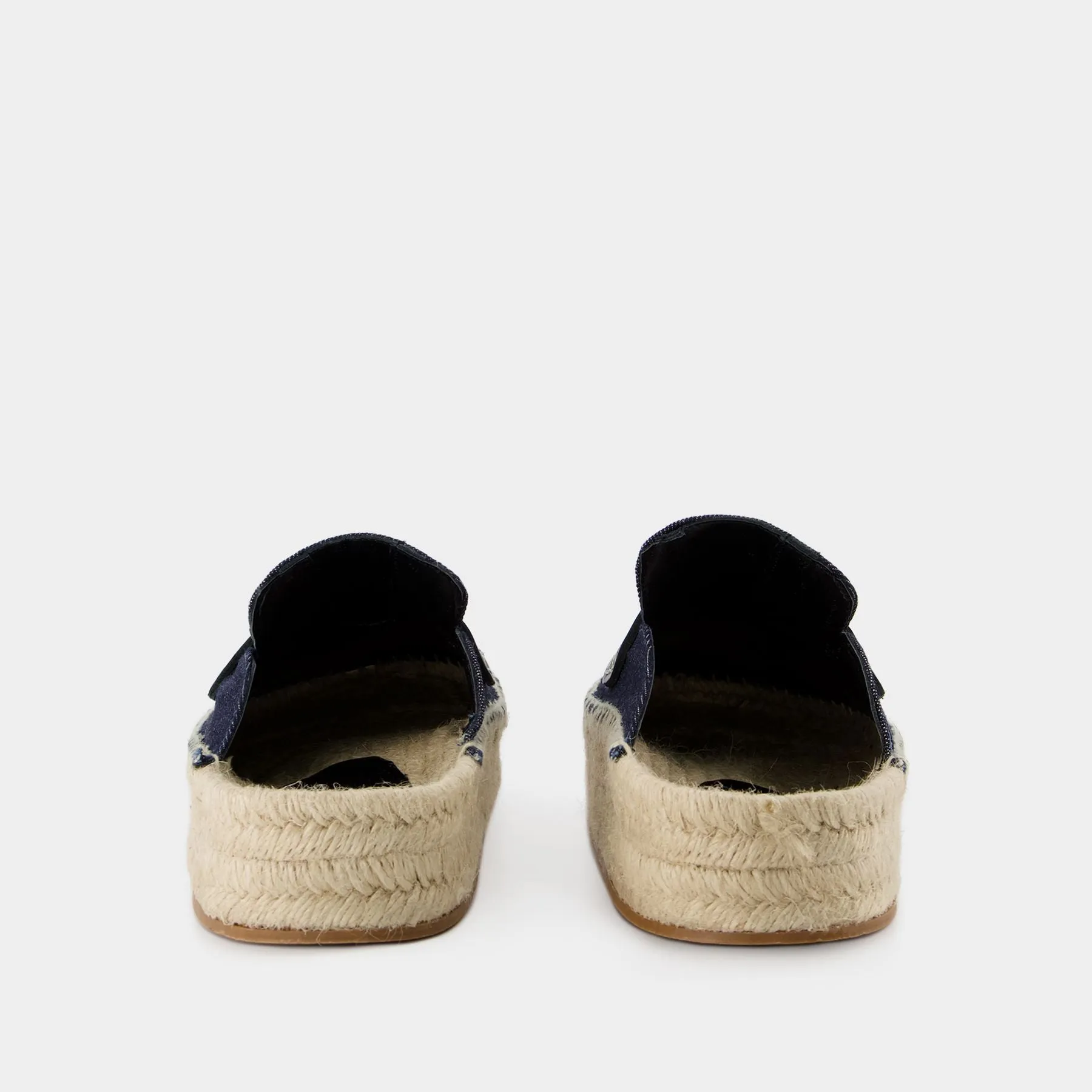 Espadrilles Slides - J.W. Anderson - Navy - Leather