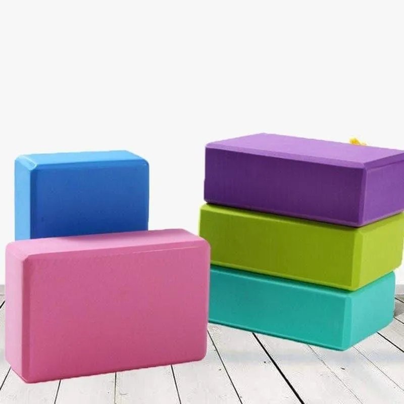 EVA Yoga Blocks Foam Yoga Brick Pillow Colorful Bolster Yoga Exercise Bodybuilding Workout Equipment Joga Blocks Cube Stretching