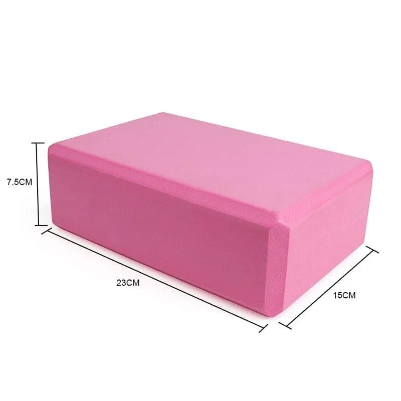 EVA Yoga Blocks Foam Yoga Brick Pillow Colorful Bolster Yoga Exercise Bodybuilding Workout Equipment Joga Blocks Cube Stretching