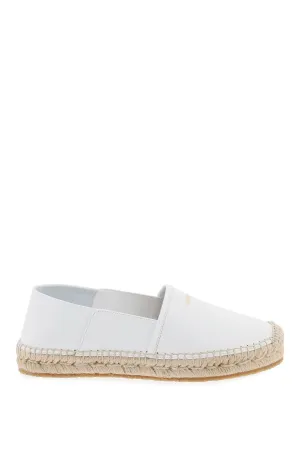 Ferragamo Luxurious White Leather Espadrilles for Women