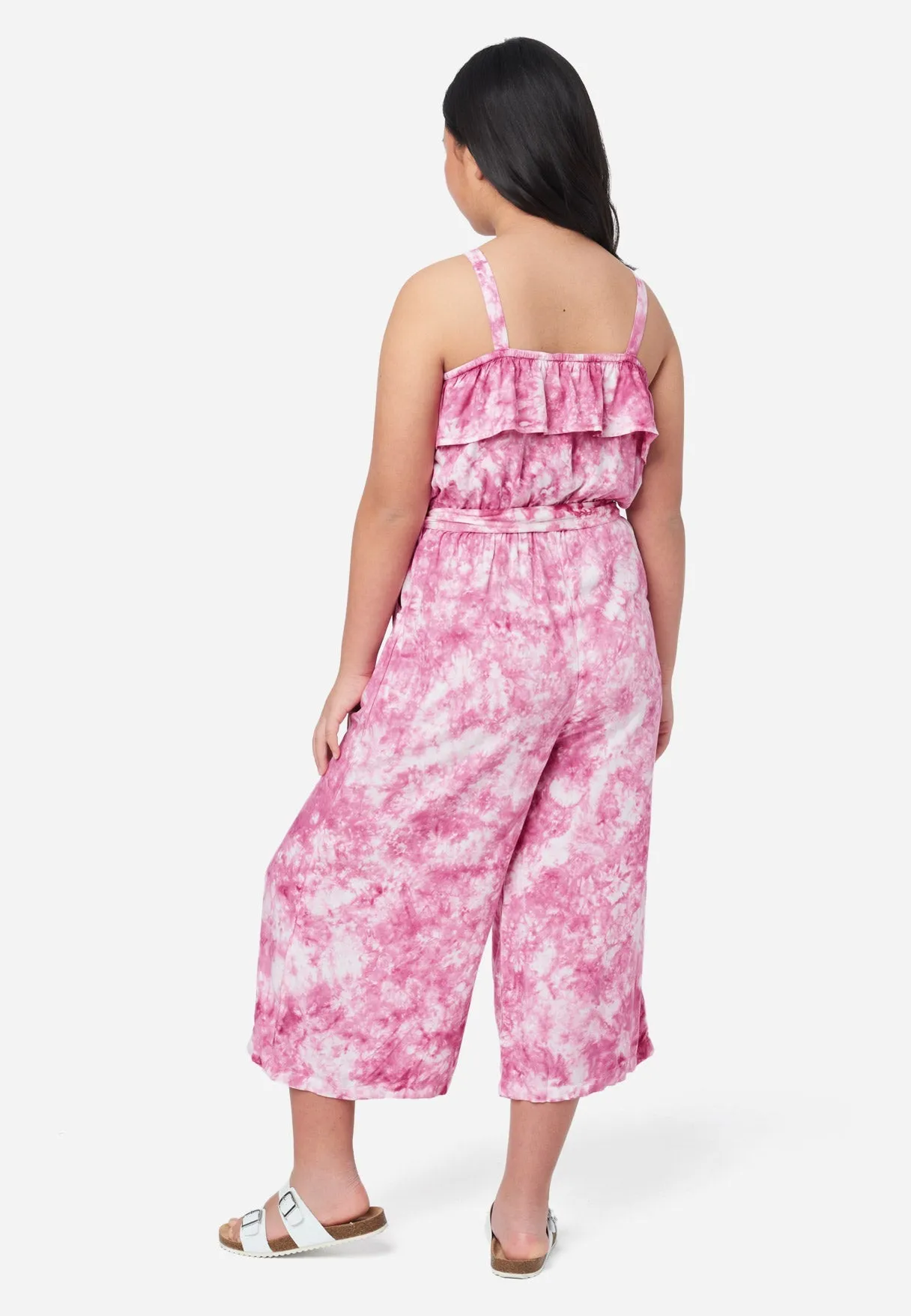 Festival Fuchsia Tie-Dye Jumpsuit