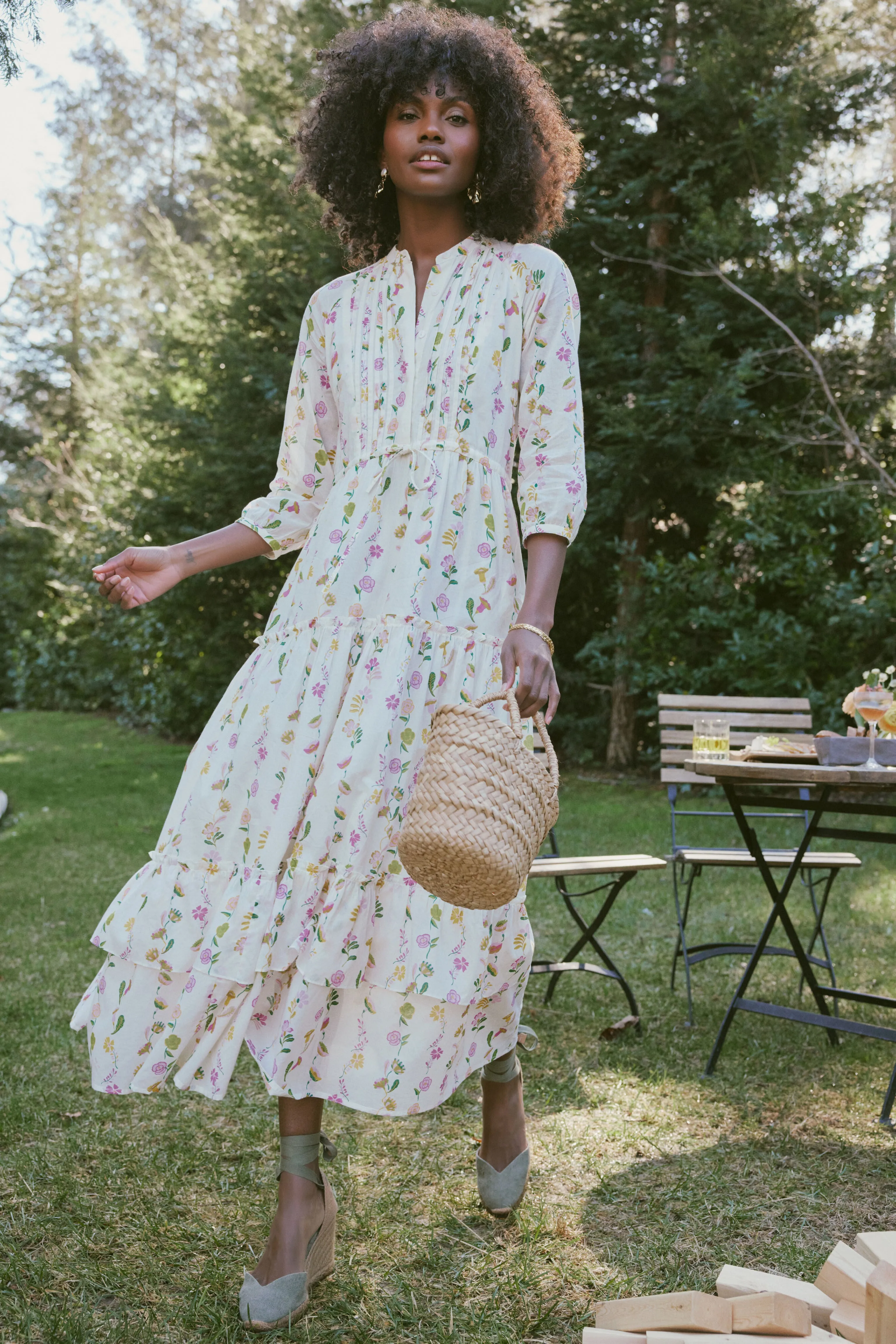 Floral Magnolia Bazaar Dress