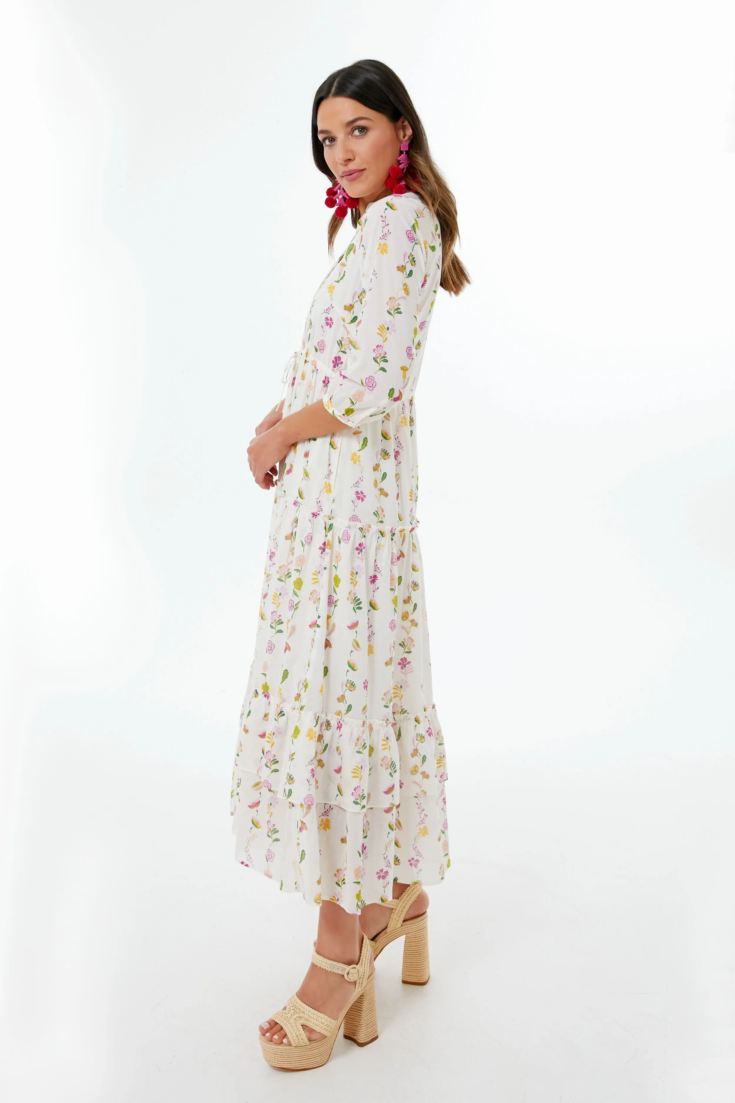 Floral Magnolia Bazaar Dress