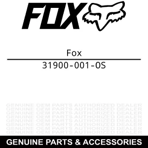 Fox Racing 31900-001-OS Youth Comp Strap Buckle Kit Replacement Parts Black - One Size