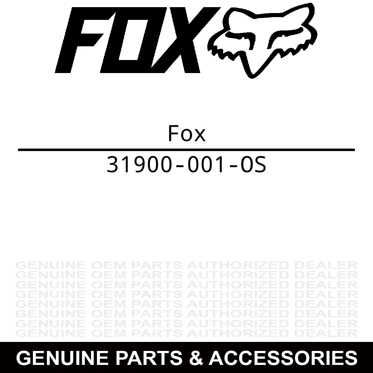 Fox Racing 31900-001-OS Youth Comp Strap Buckle Kit Replacement Parts Black - One Size