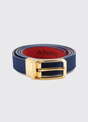 Foynes Leather Belt  - Royal Blue