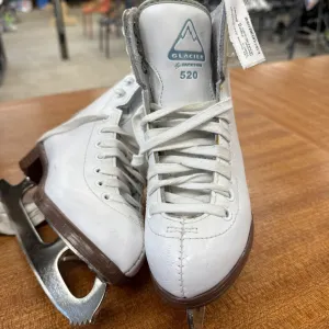 Glacier - Figure Skates : White/Brown-children-11