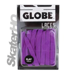 Globe Flat 150cm Laces - Purple