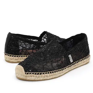 Handmade Women’s Slip-On Espadrille Mesh Loafers Flats-A01070W