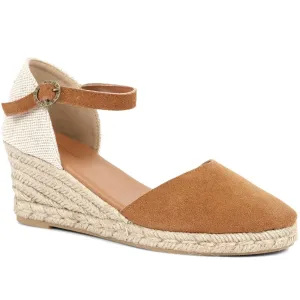 Heidi Suede Espadrille Wedge Sandals - BARBR35516 / 321 404