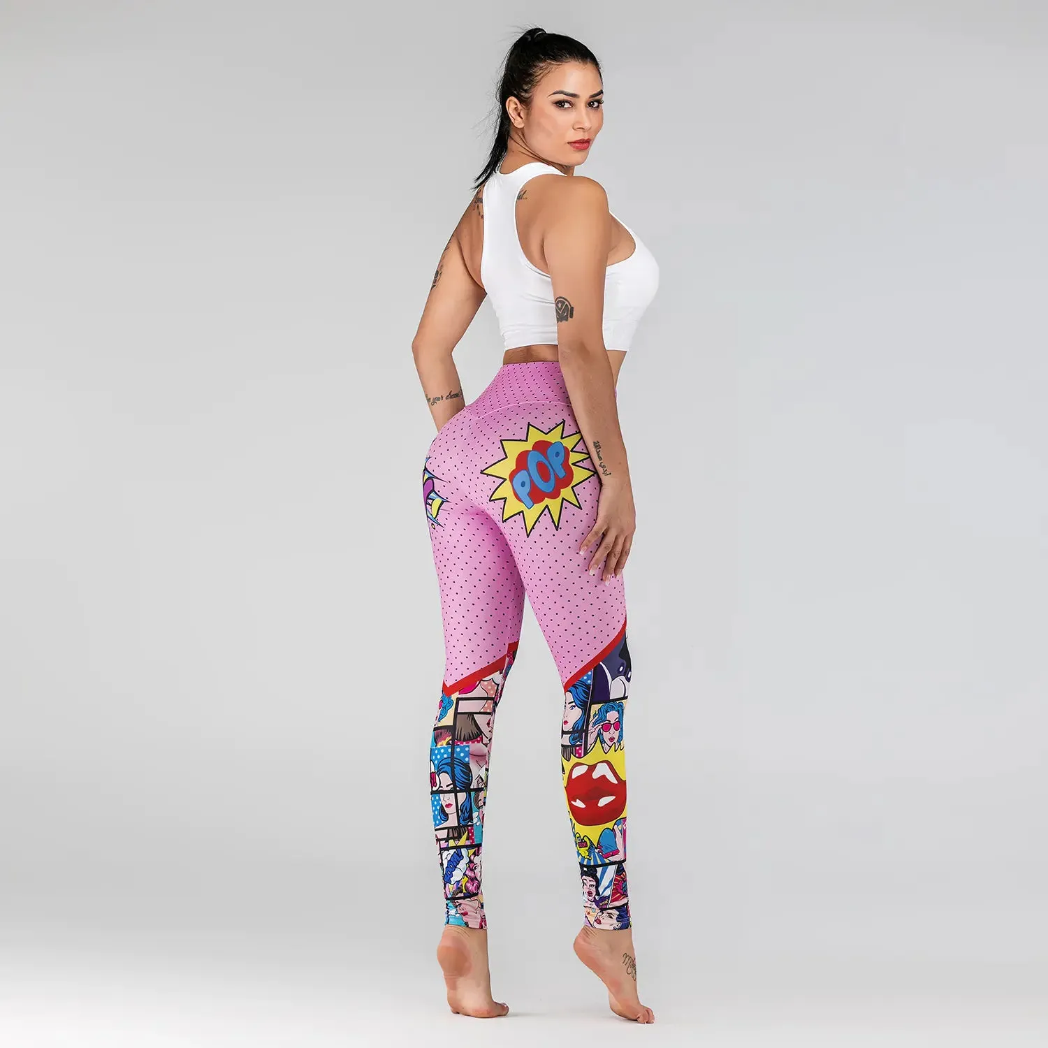 Illumino360 Printed Workout High Waist Leggings