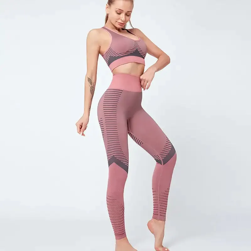 Illumino360 Seamless Yoga Pants High Waist Women Gym