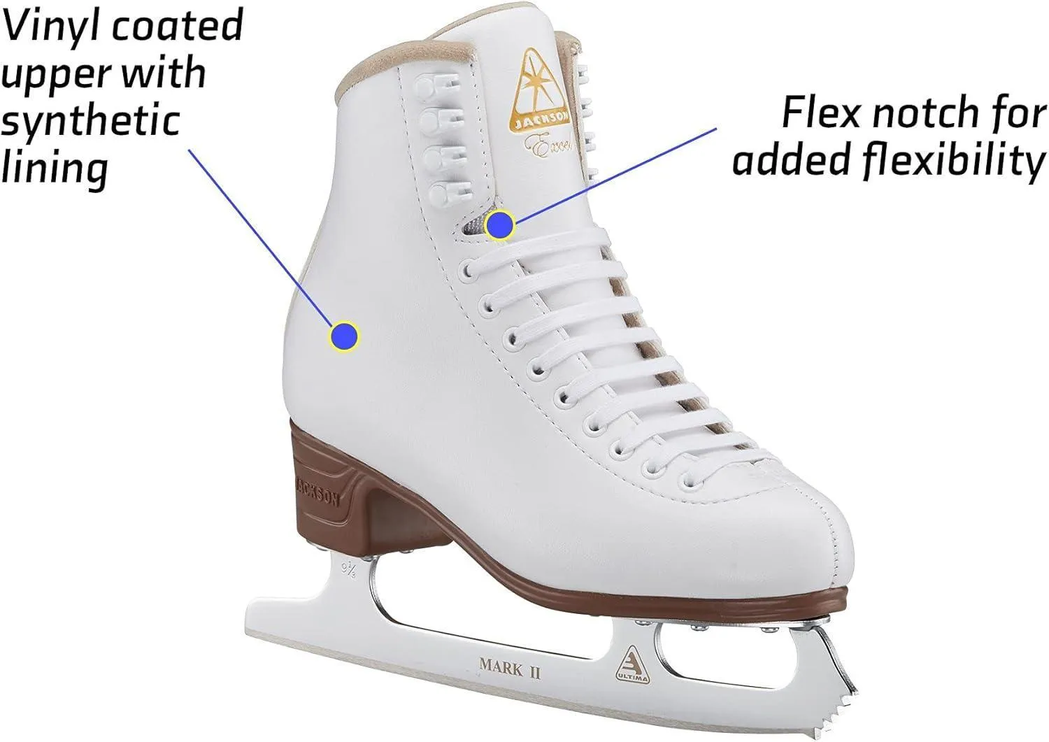 Jackson Ultima Excel Women's/Girls Figure Ice Skates